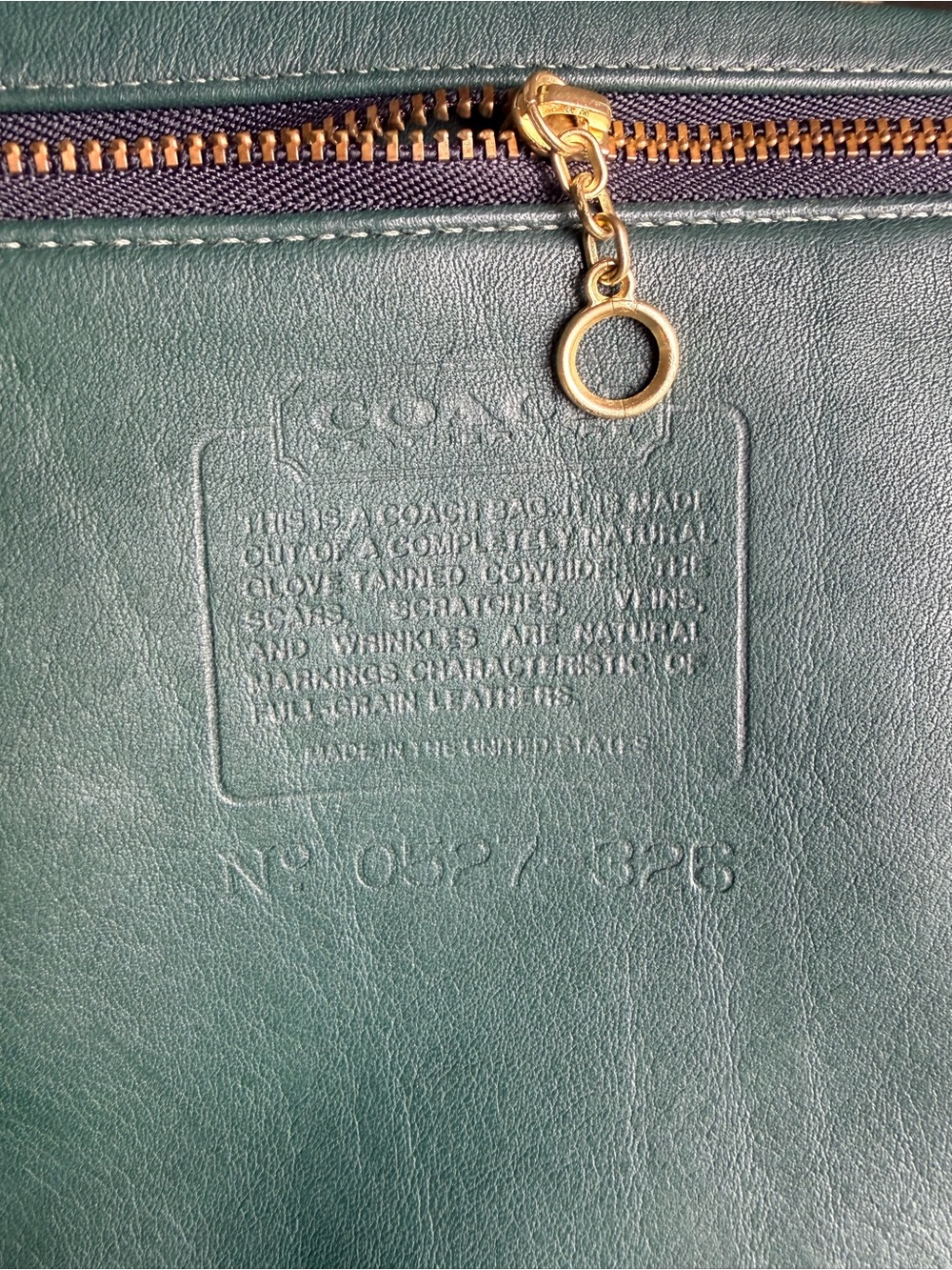 Vintage 90’s Coach, Whitney Bag (rare- green) - Picture 6 of 7